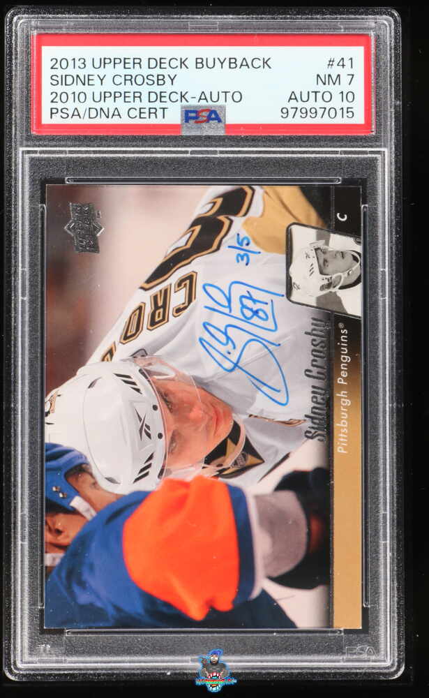 2013 Upper Deck '10 Buyback Autograph Sidney Crosby #41 /5