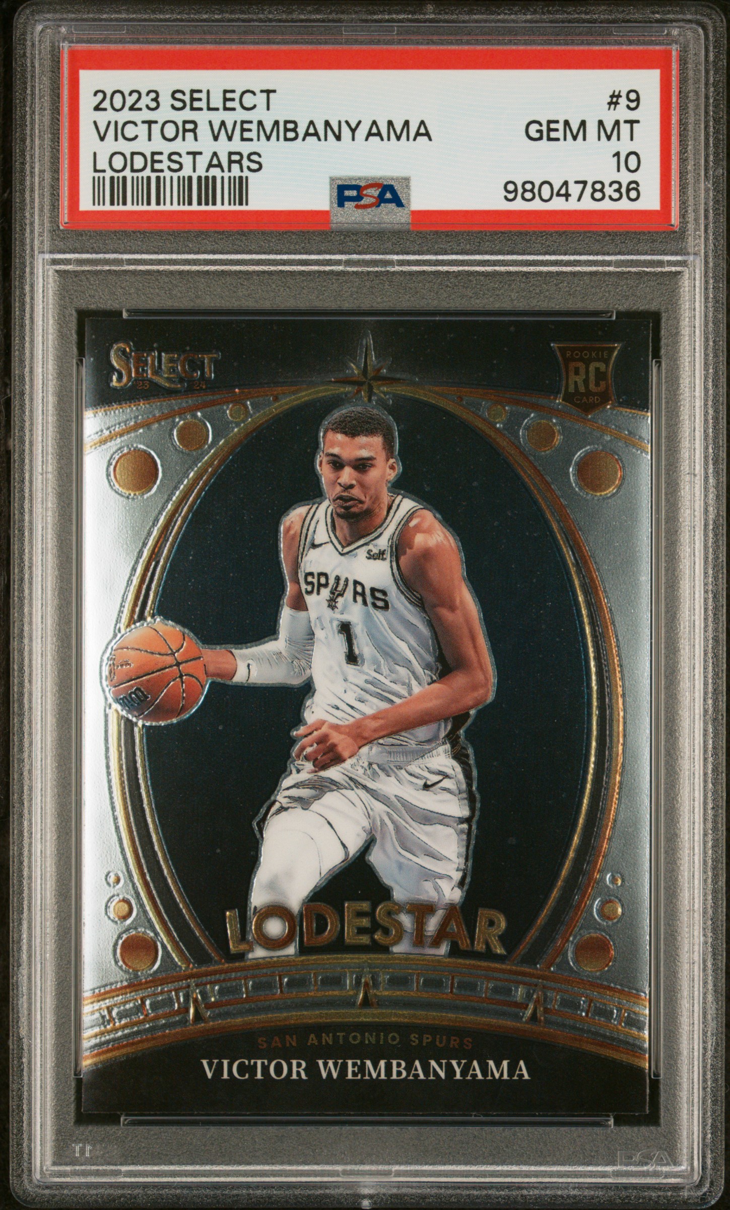 2023 Panini Select Lodestars Victor Wembanyama #9