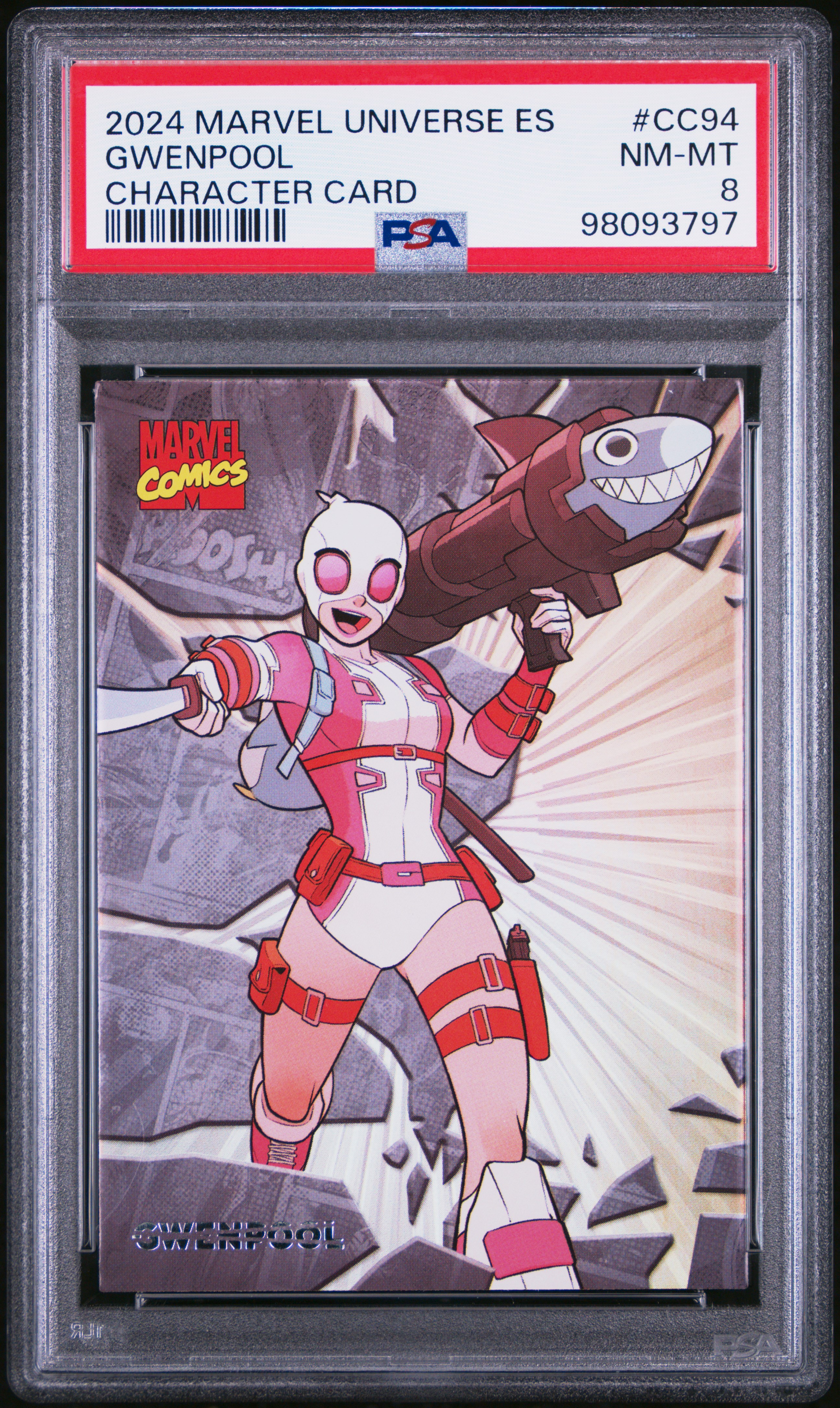 2024 Marvel Comics Evolution Finding Unicorn Character Card Gwenpool #CC-94