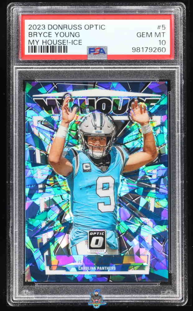 2023 Donruss Optic My House! Ice Bryce Young #5 /15
