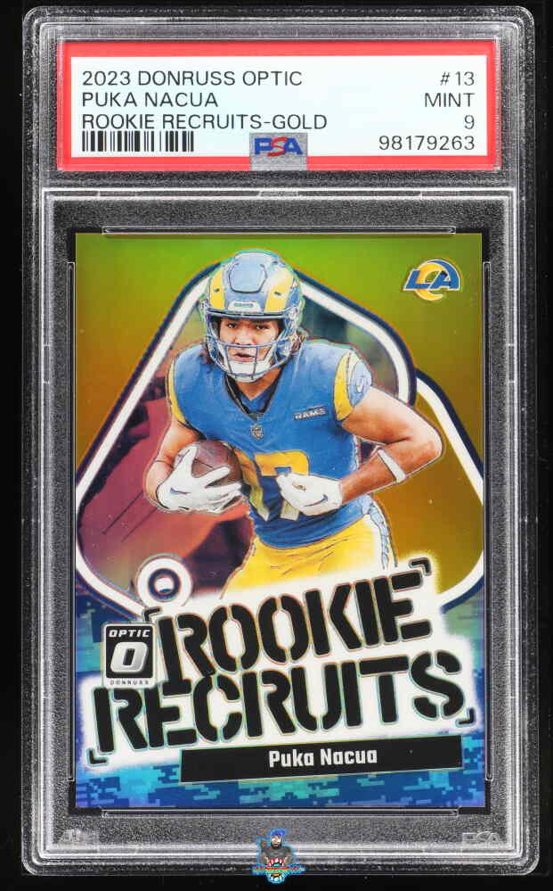 2023 Donruss Optic Rookie Recruits Gold Puka Nacua #13 /10