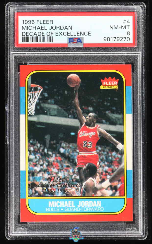 1996 Fleer Decade of Excellence Michael Jordan #4