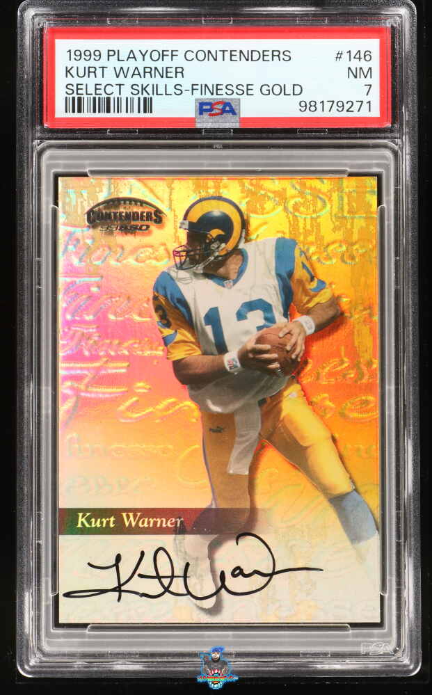 1999 Playoff Contenders Select Skills Finesse Gold Kurt Warner #146 /25