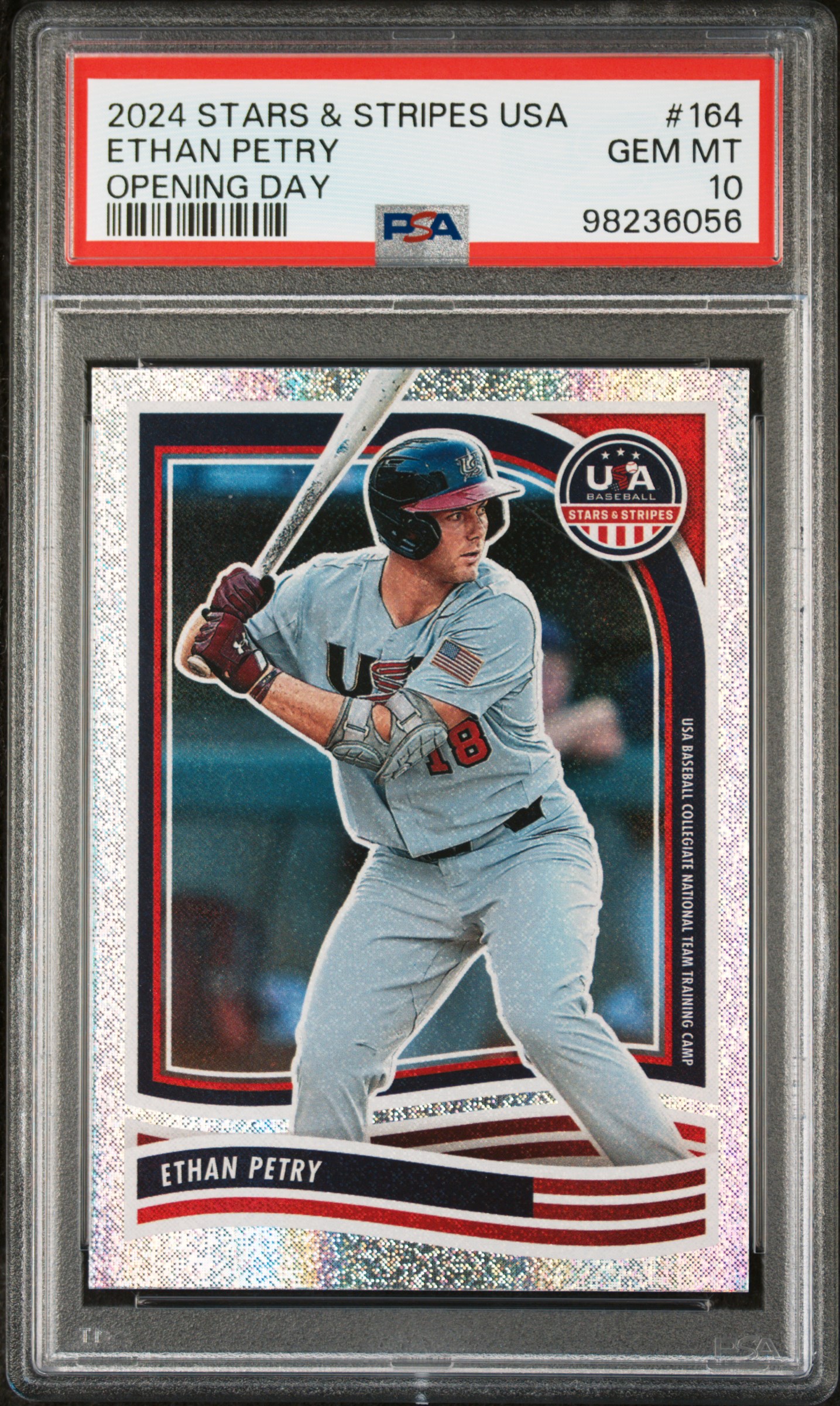 2024 Panini Stars and Stripes USA Opening Day Ethan Petry #164