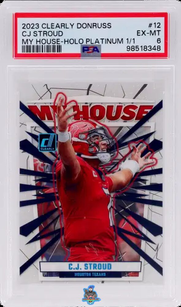 2023 Clearly Donruss My House Holo Platinum CJ Stroud #12 /1