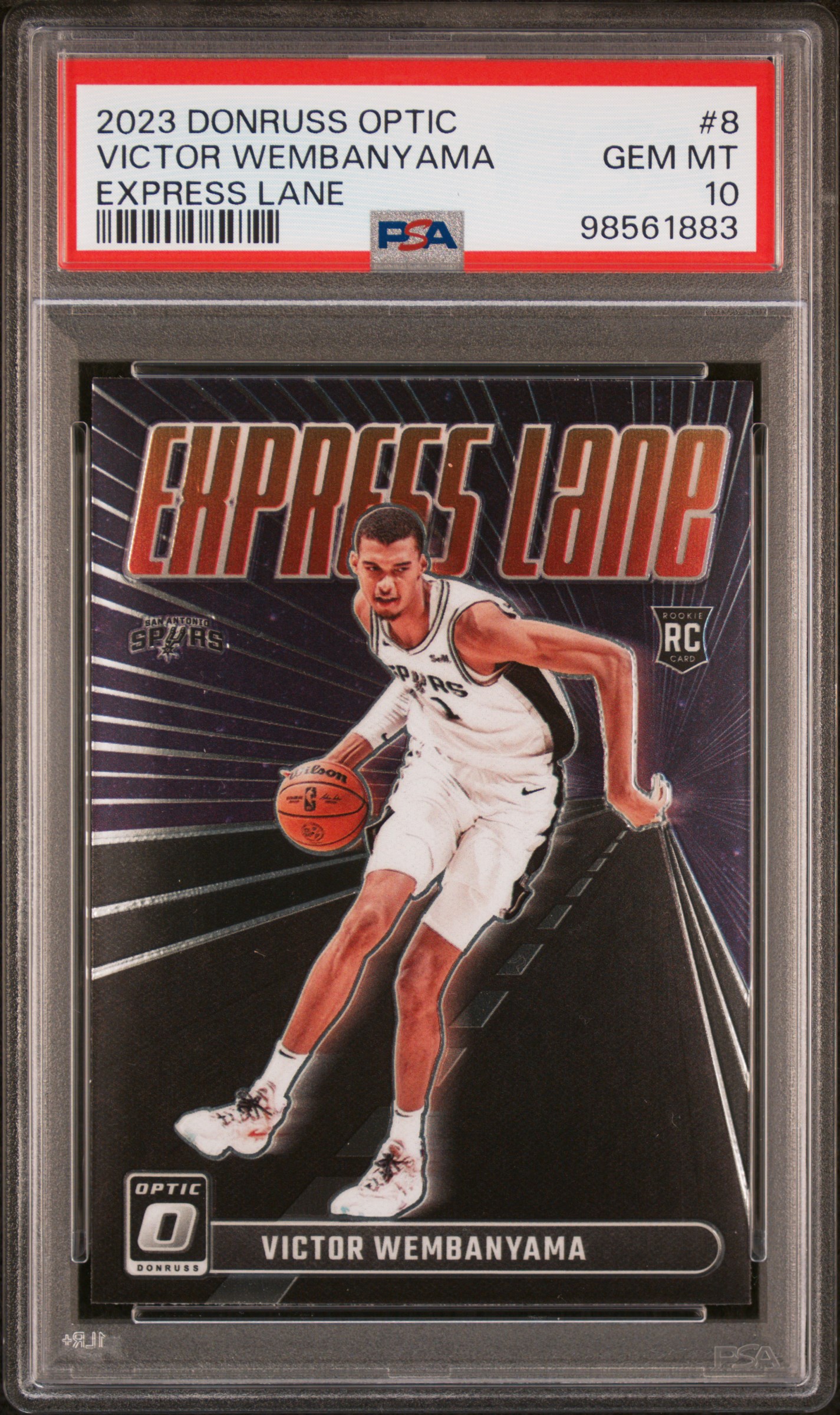 2023 Donruss Optic Express Lane Victor Wembanyama #8