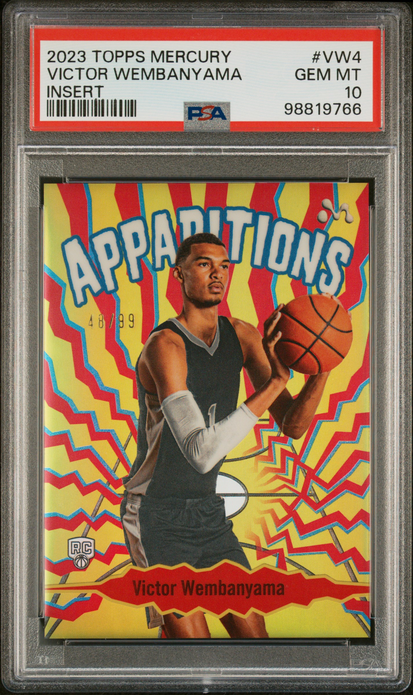 2023 Topps Mercury: Victor Wembanyama Insert Victor Wembanyama #VW4
