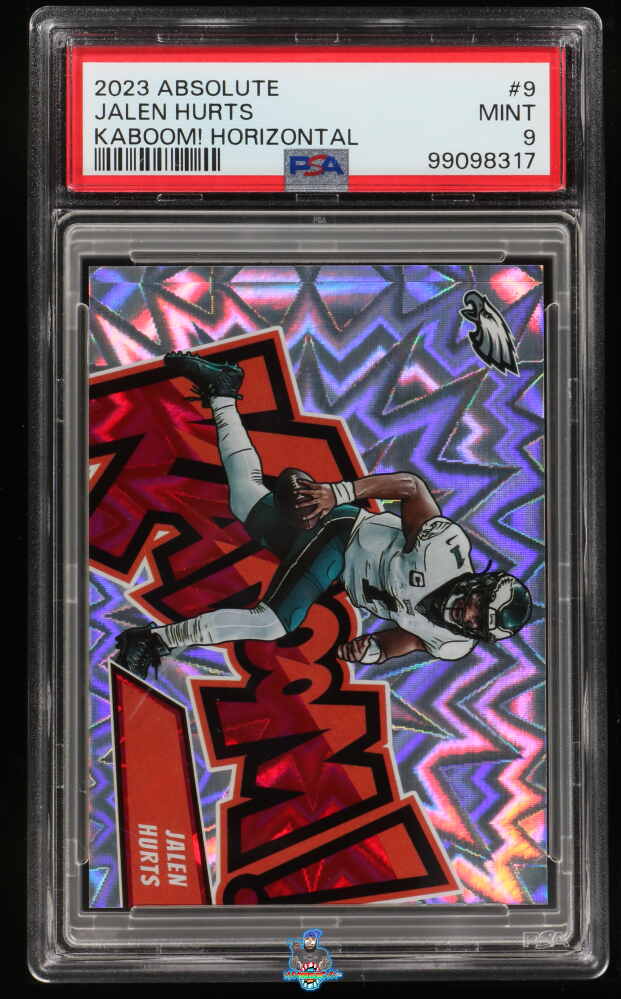 2023 Panini Absolute Kaboom! Horizontal Jalen Hurts #9
