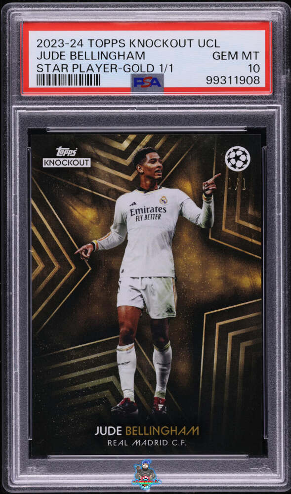 2023 Topps Knockout UEFA Champions League Star Player Gold Jude Bellingham /1