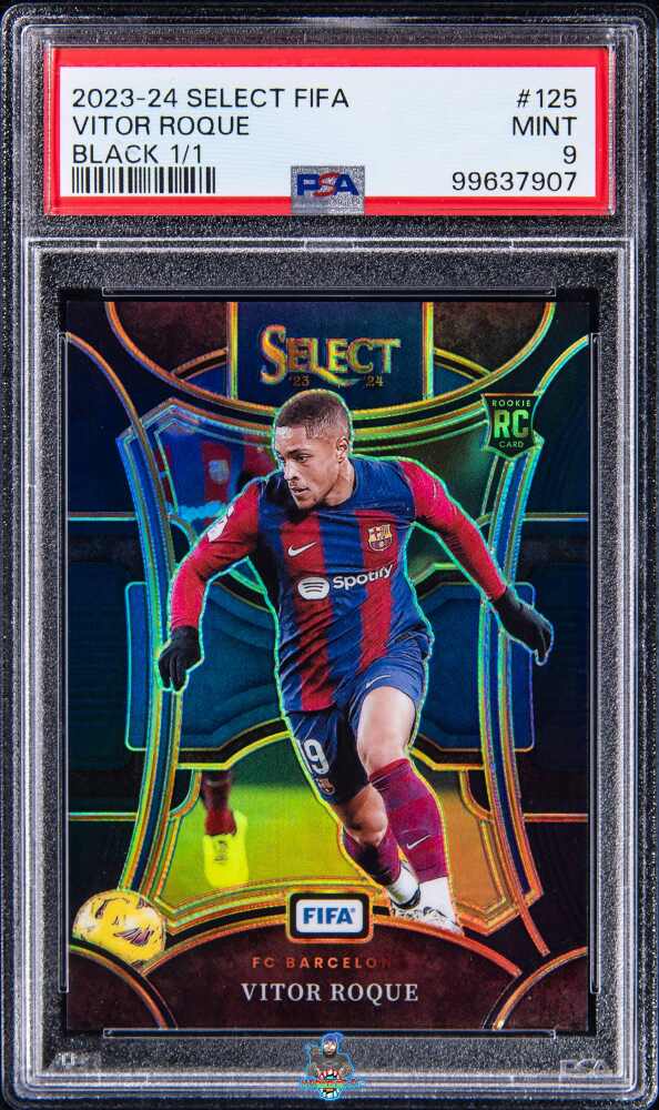 2023 Panini Select Fifa Black 1/1 Vitor Roque #125