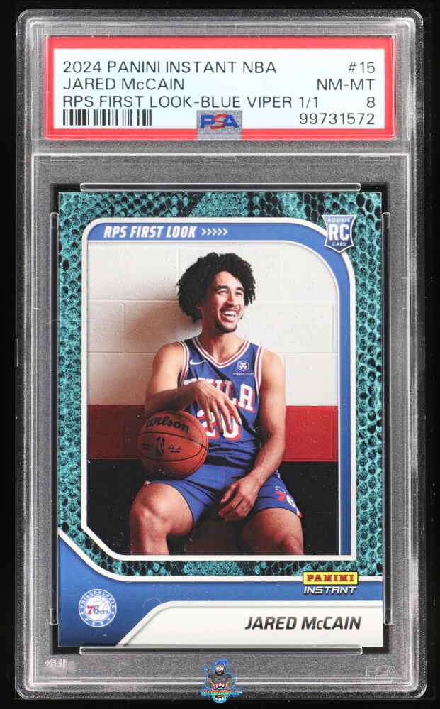 2024 Panini Instant Rps First Look Blue Viper Jared Mccain #15 /1