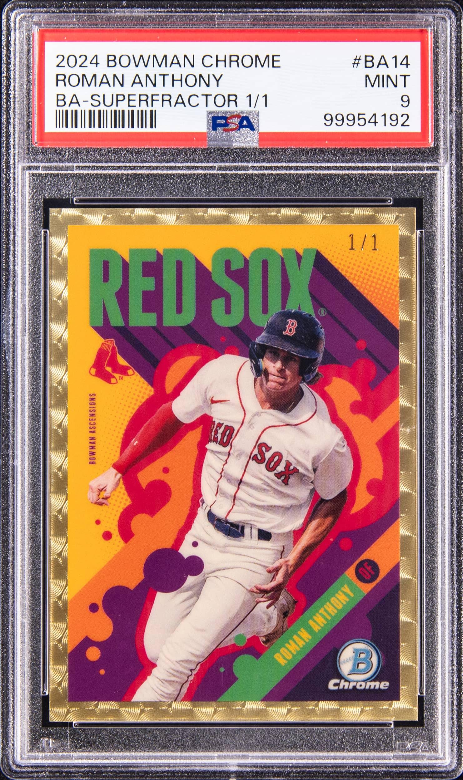 2024 Bowman Chrome Bowman Ascensions Ba-Superfractor 1/1 Roman Anthony #BA14