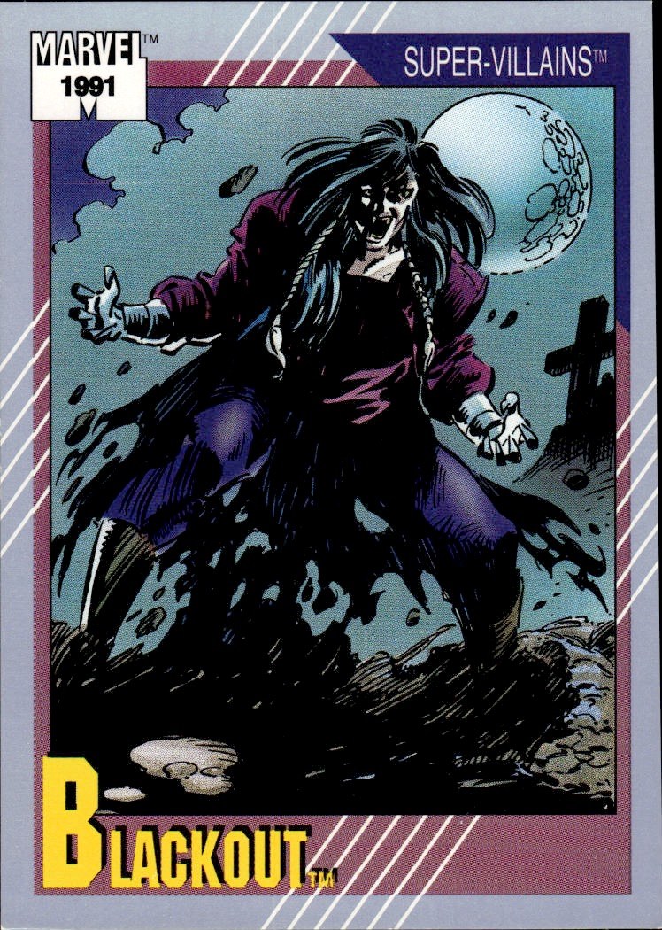 1991 Impel Marvel Universe II #82 Blackout