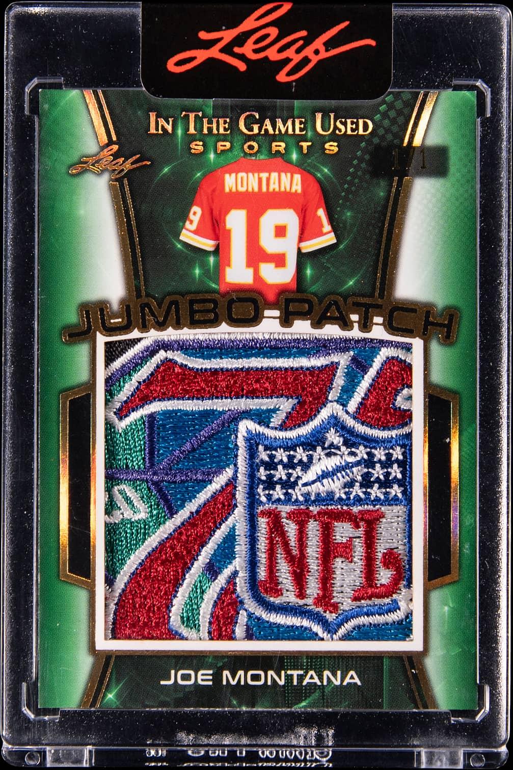 2022 Leaf In The Game Used Sports Joe Montana