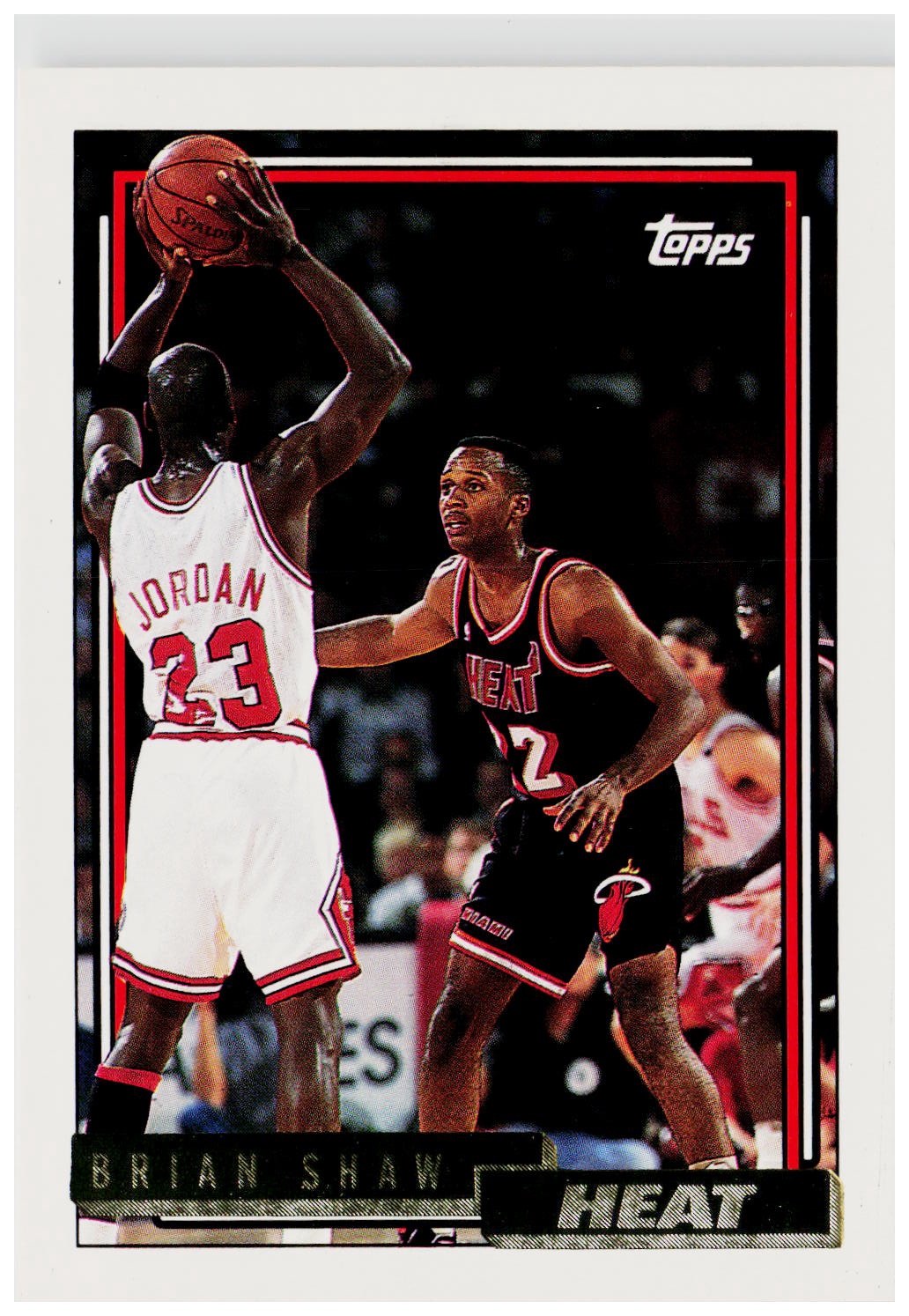 1992-93 Topps #185 Brian Shaw Gold
