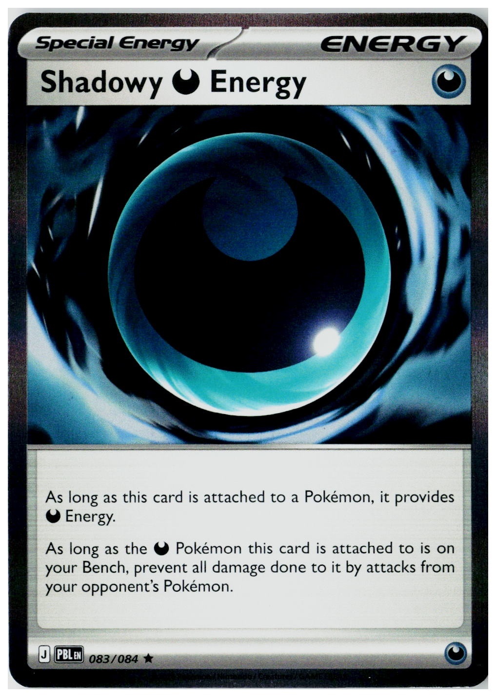 2026 Pokemon ME05: Pitch Black Special Shadowy Energy Holo #083 /84