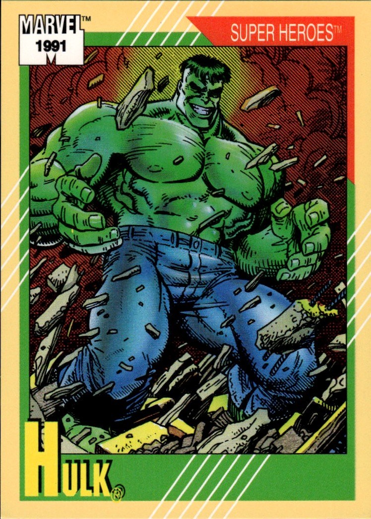 1991 Impel Marvel Universe II #53 Hulk