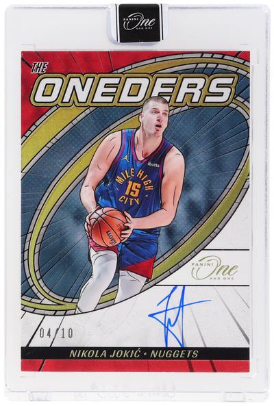 2023 Panini One and One the Oneders Signature Gold Nikola Jokic #TOS-NKJ 4/10 FACTORY SEALED