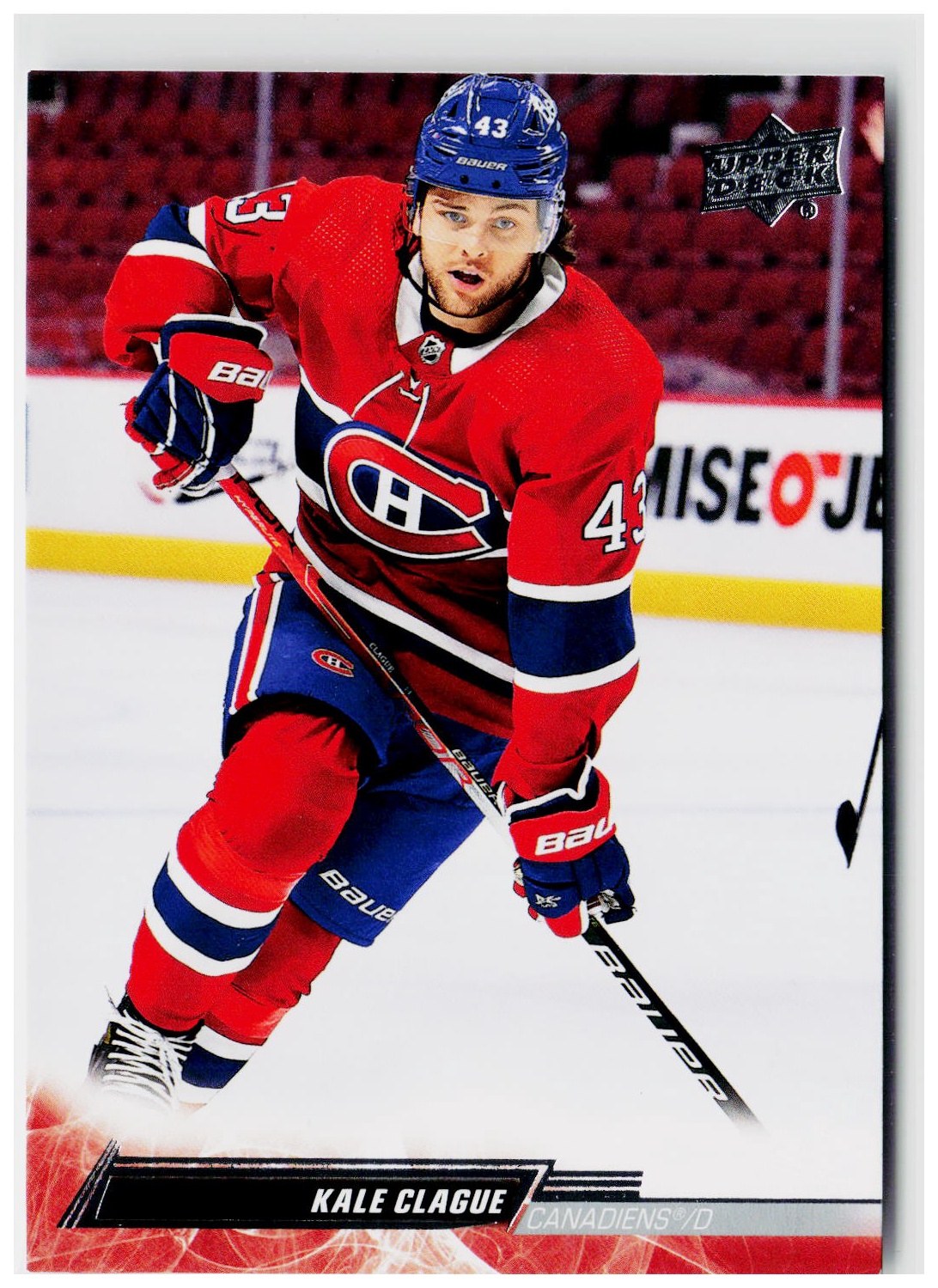 2022-23 Upper Deck #96 Kale Clague