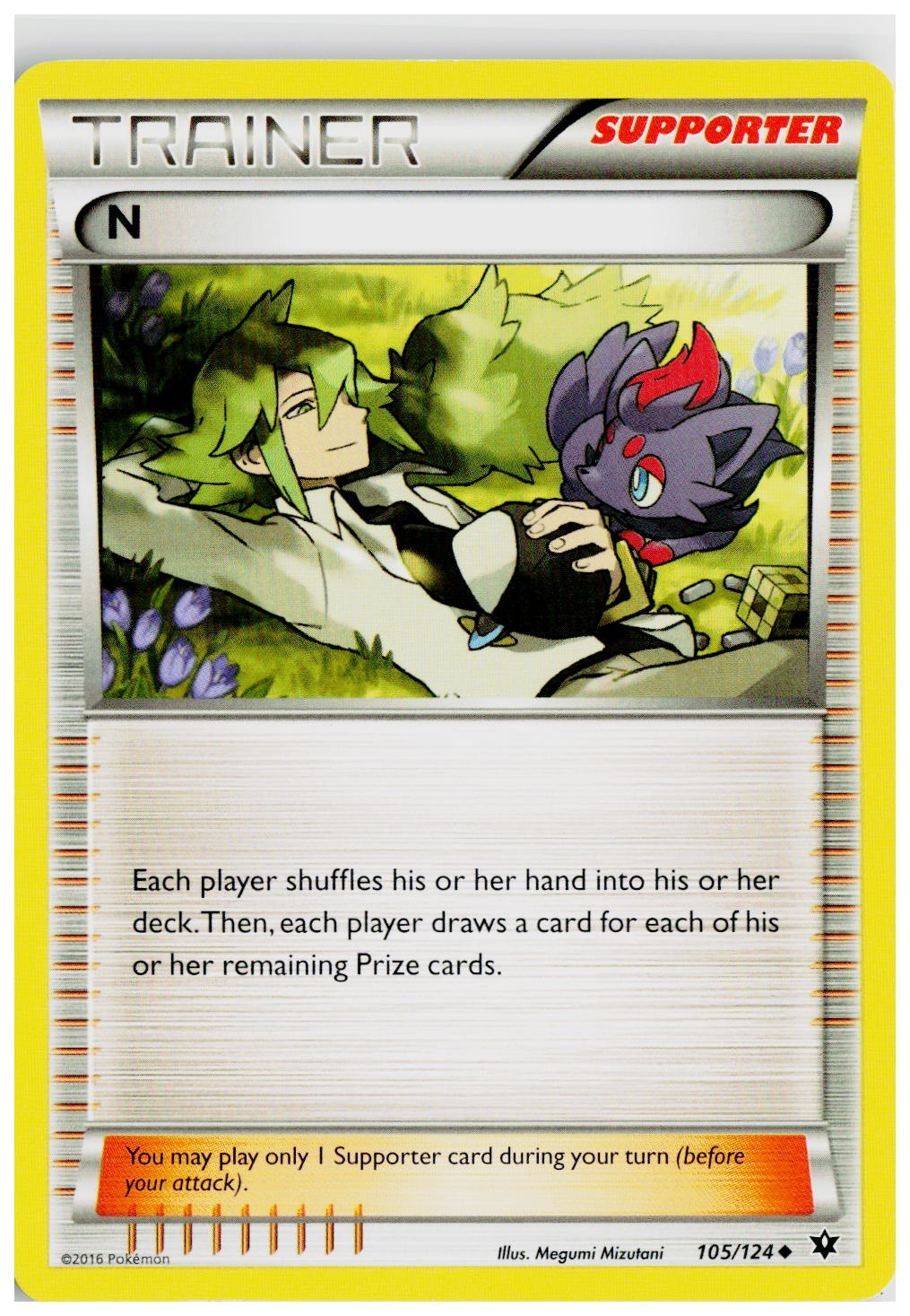 2016 Pokemon XY - Fates Collide #105 N (Supporter)
