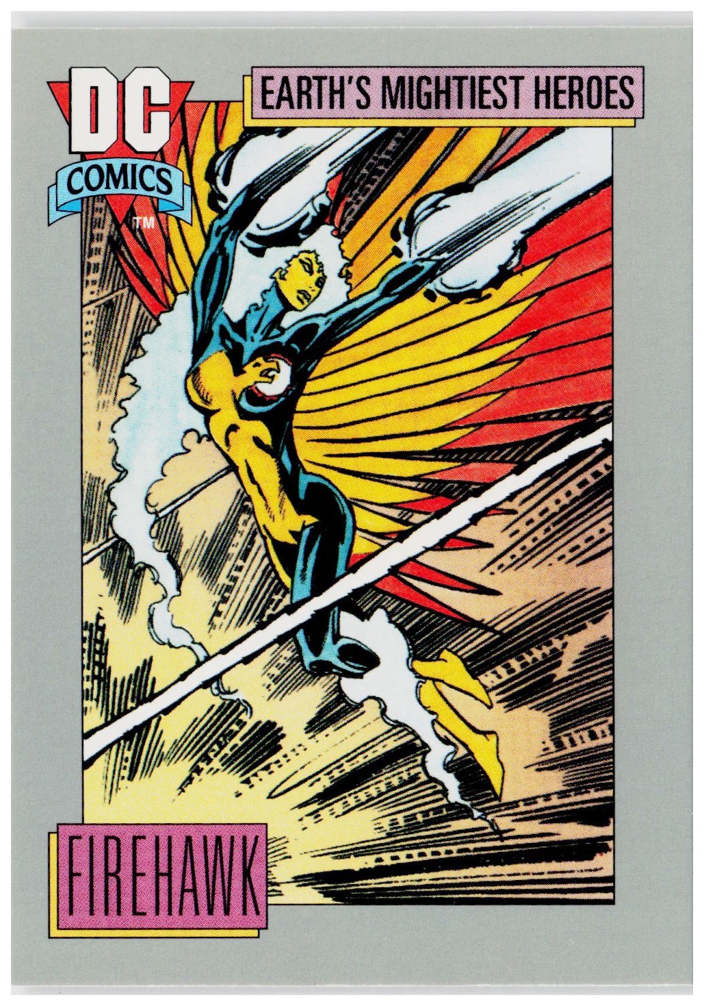 1992 Impel DC Cosmic #49 Firehawk