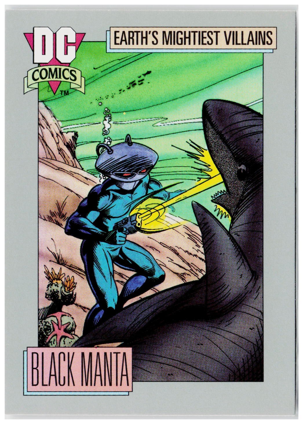 1992 Impel DC Cosmic #81 Black Manta