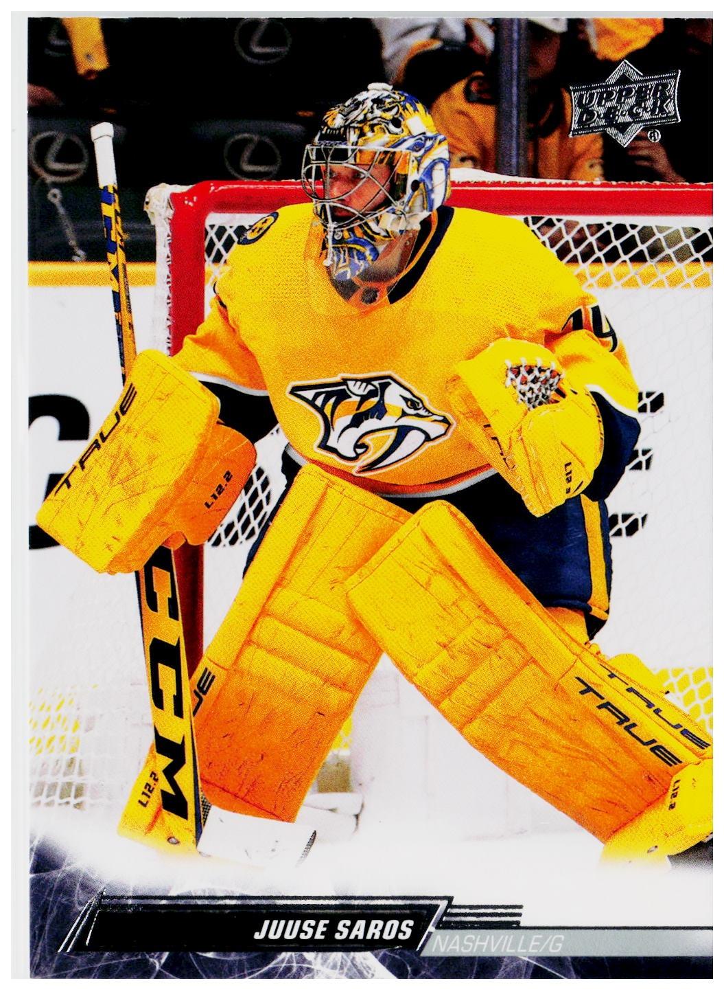 2021 Upper Deck Series 1 Juuse Saros #105