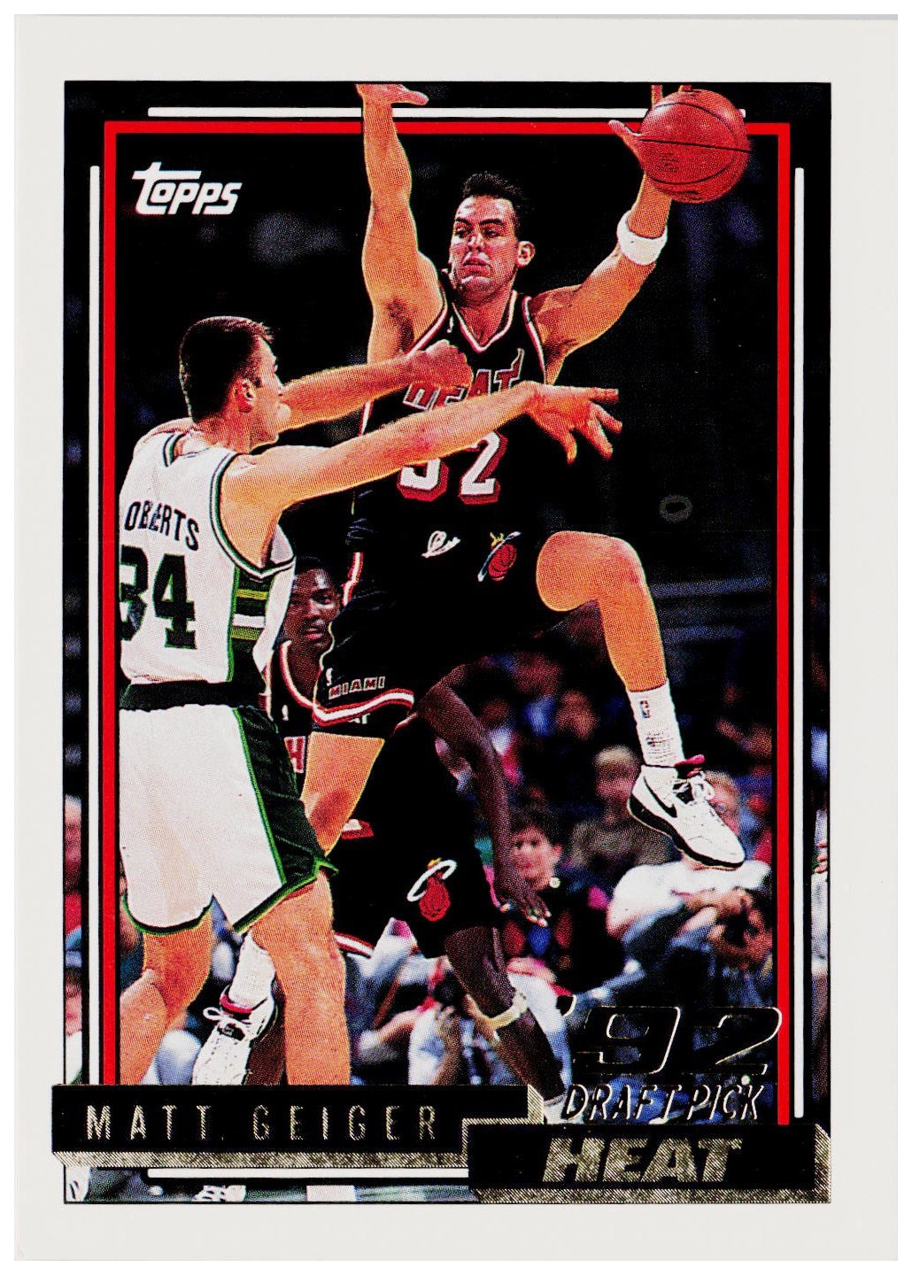 1992-93 Topps #322 Matt Geiger Gold