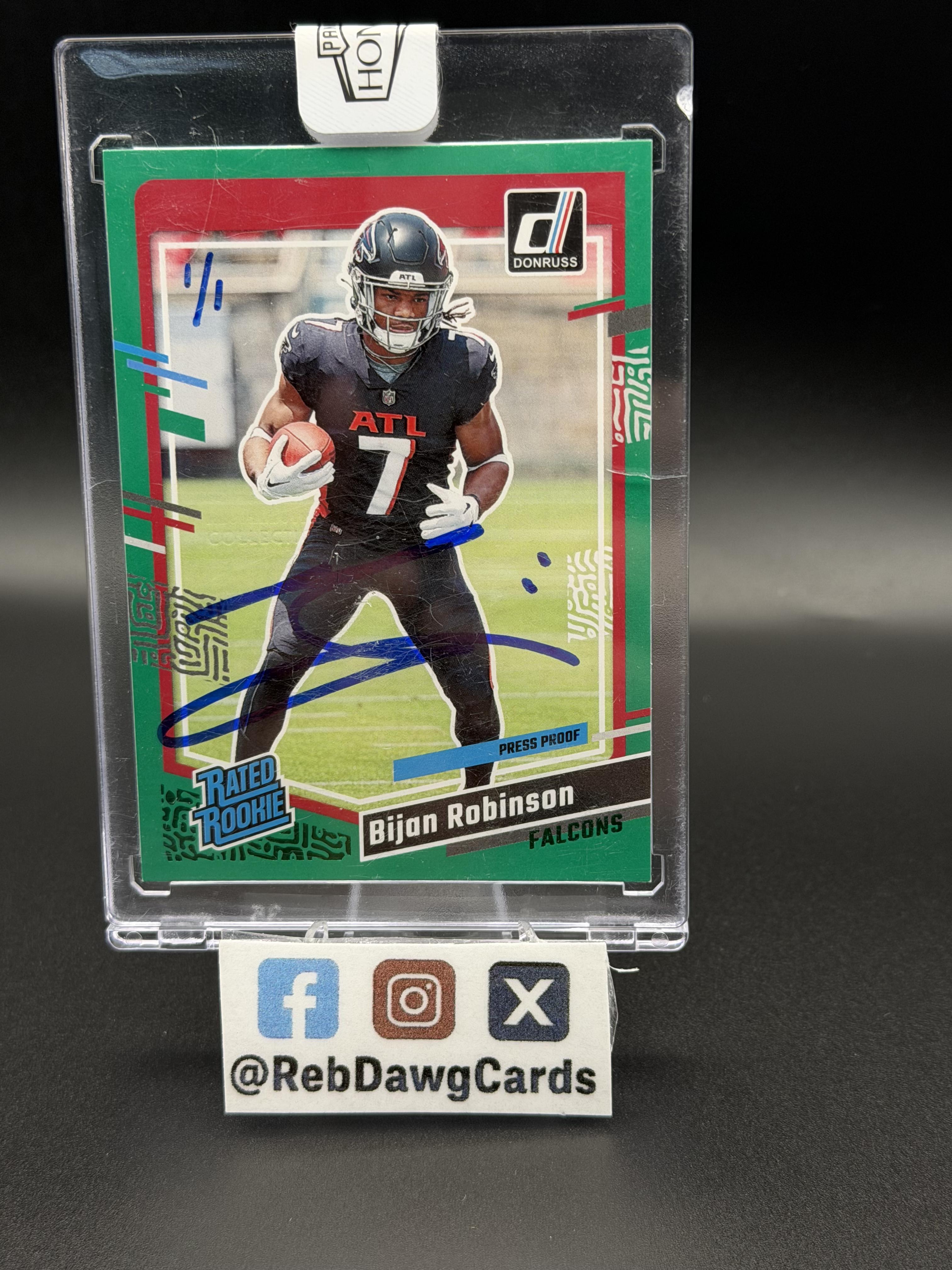 2023 Donruss Football Bijan Robinson #305