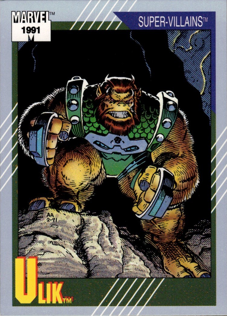 1991 Impel Marvel Universe II #68 Ulik