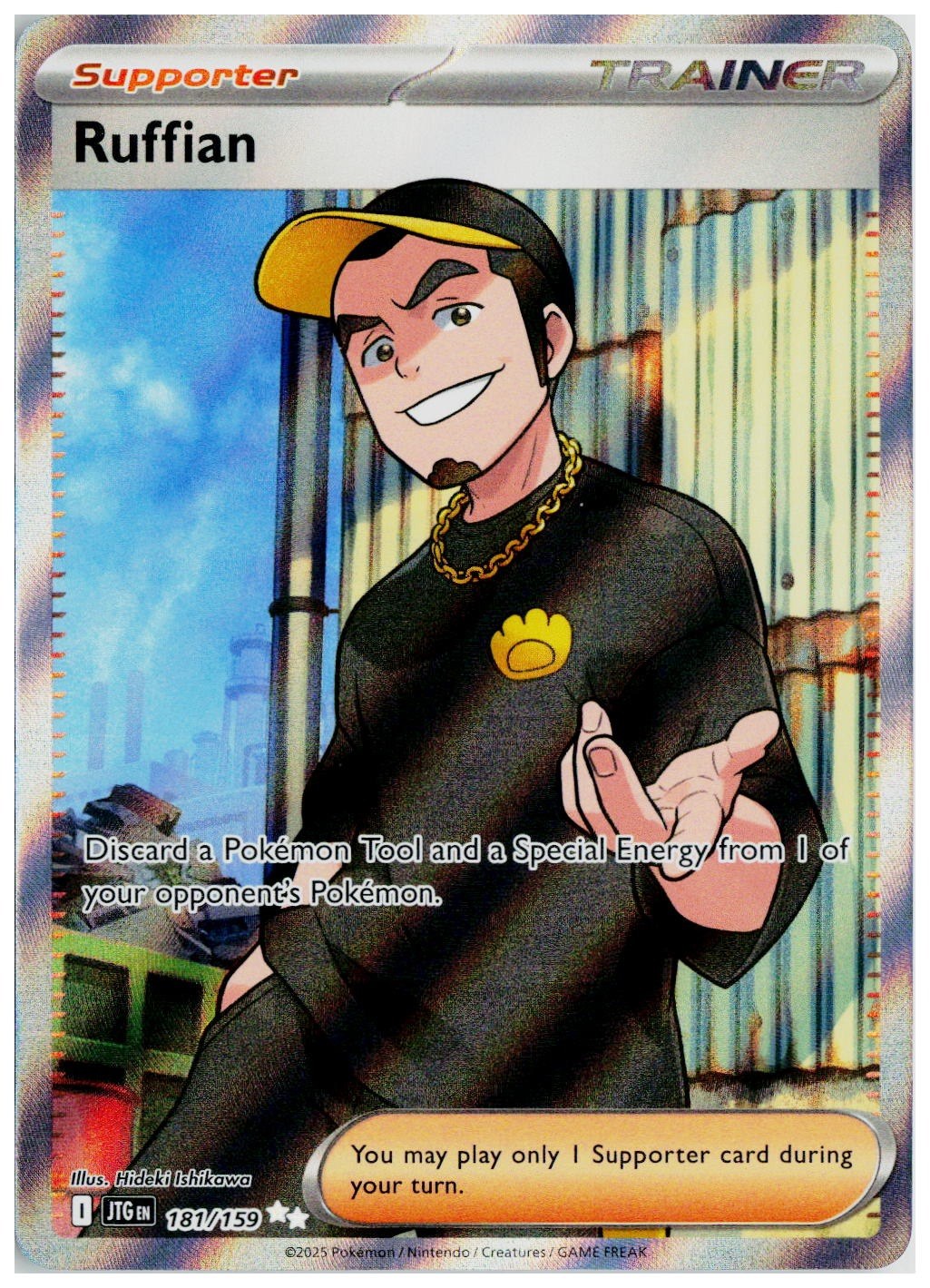 2025 Pokemon SV09: Journey Together #181 Ruffian
