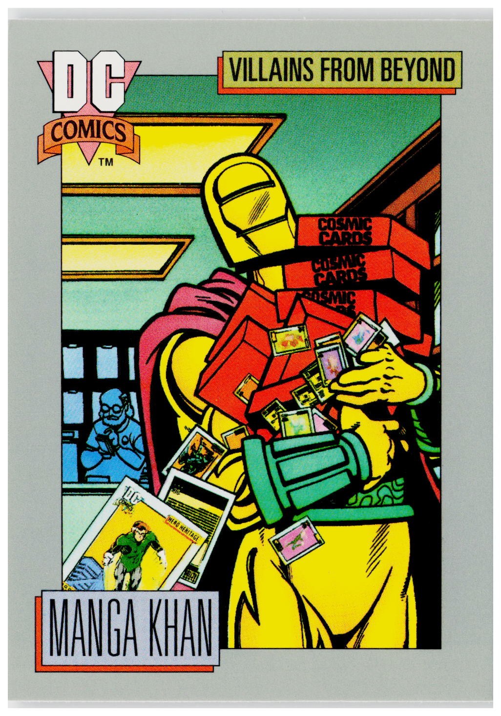 1992 Impel DC Cosmic #135 Manga Khan