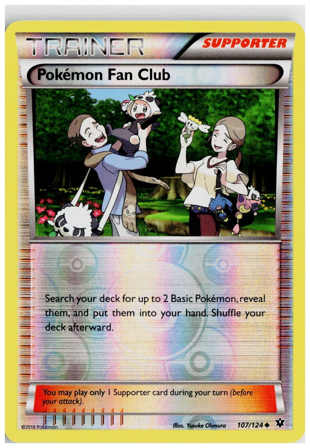2016 Pokemon Generations #69 Pokemon Fan Club