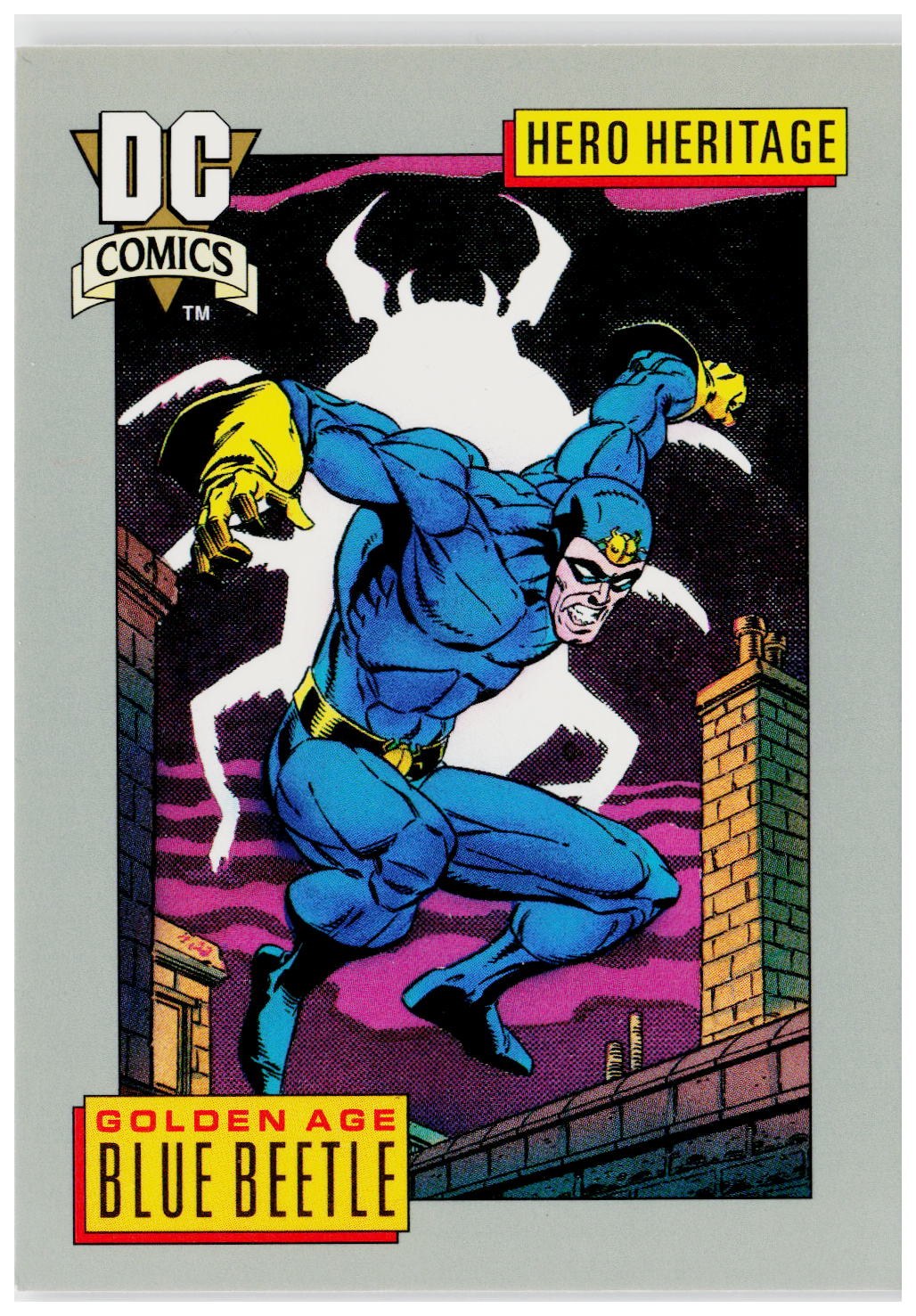 1992 Impel DC Cosmic #1 Blue Beetle