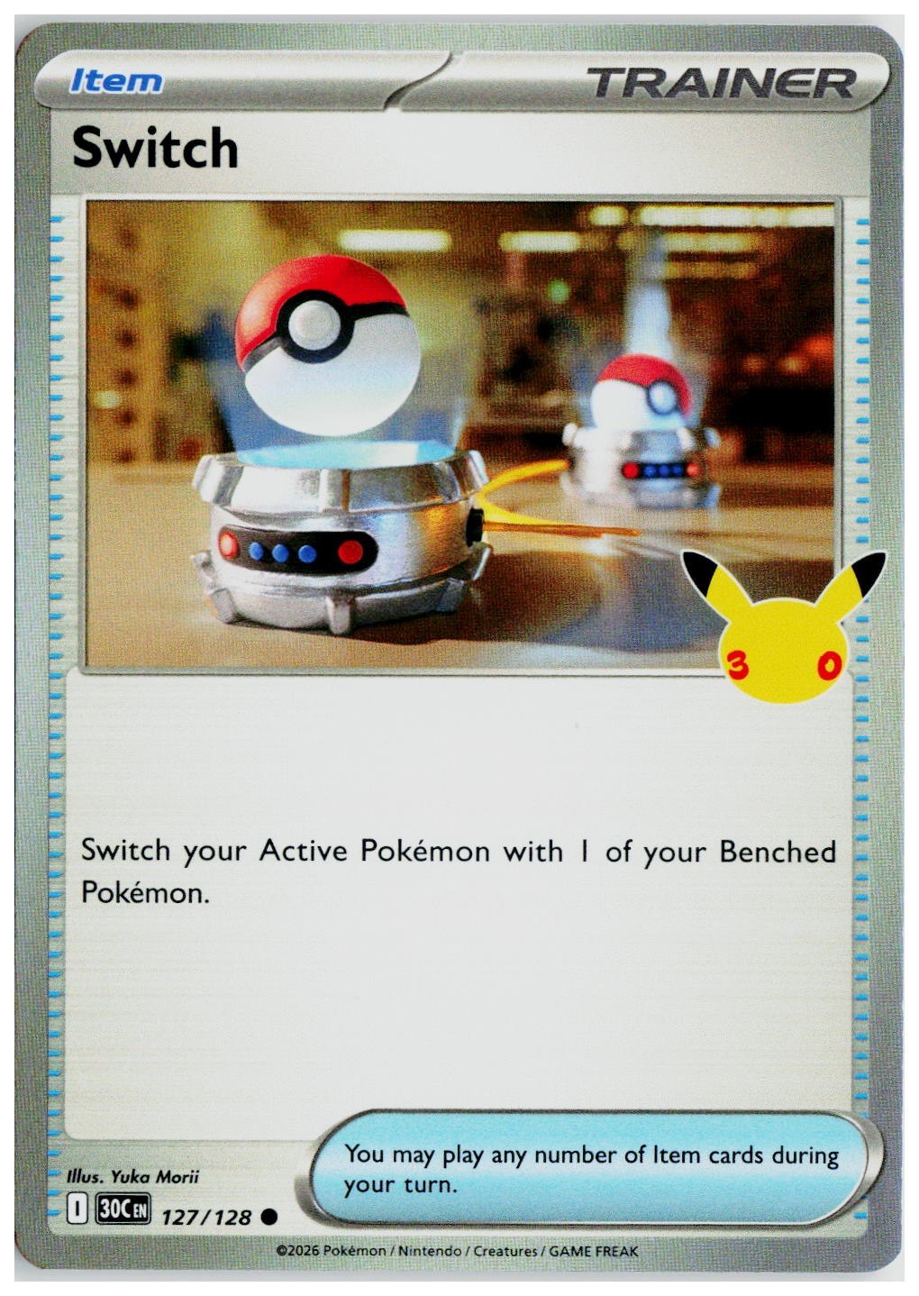 2026 Pokemon ME: 30th Celebration #127 Switch