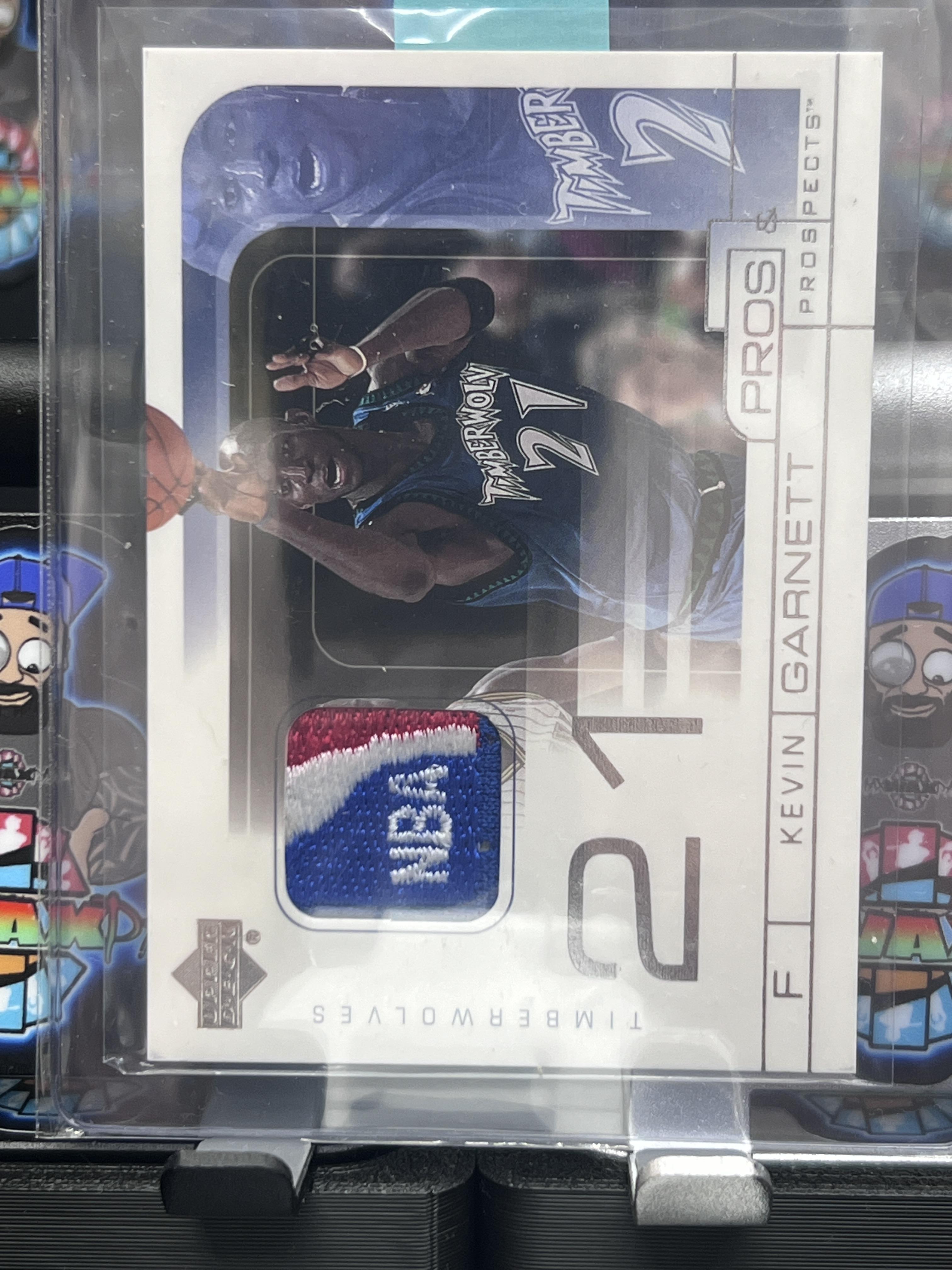 2001 Upper Deck Pros & Prospects Kevin Garnett #KG