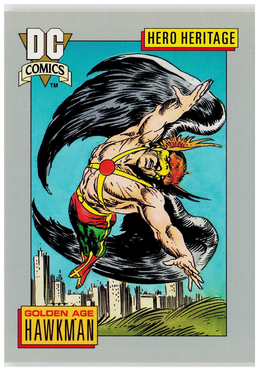 1992 Impel DC Cosmic #10 Hawkman