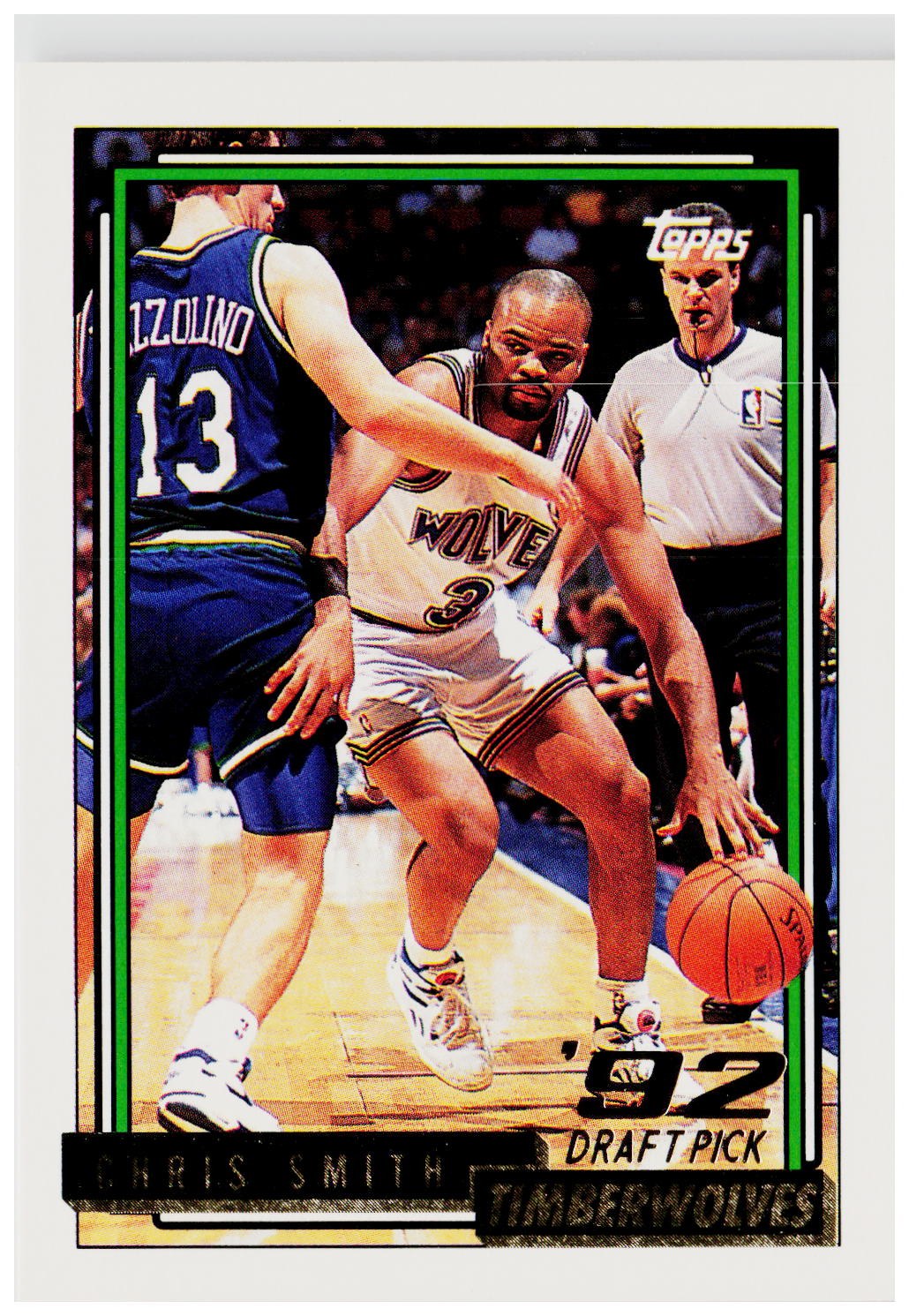 1992-93 Topps #244 Chris Smith Gold