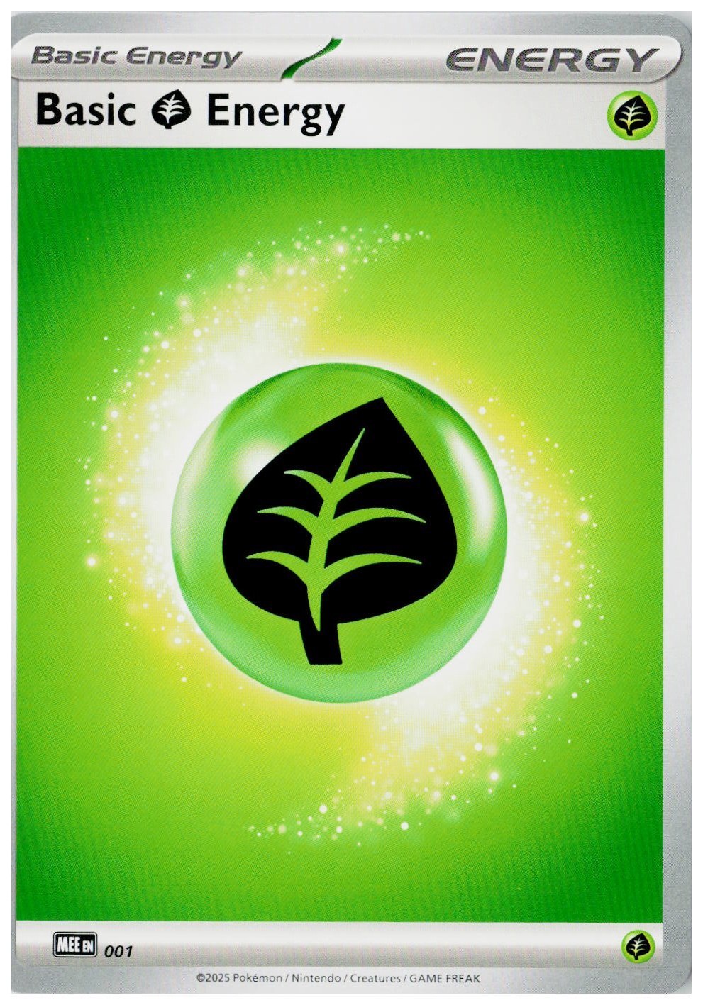2026 Pokemon ME05: Mega Evolution Energies #1 Basic Grass Energy