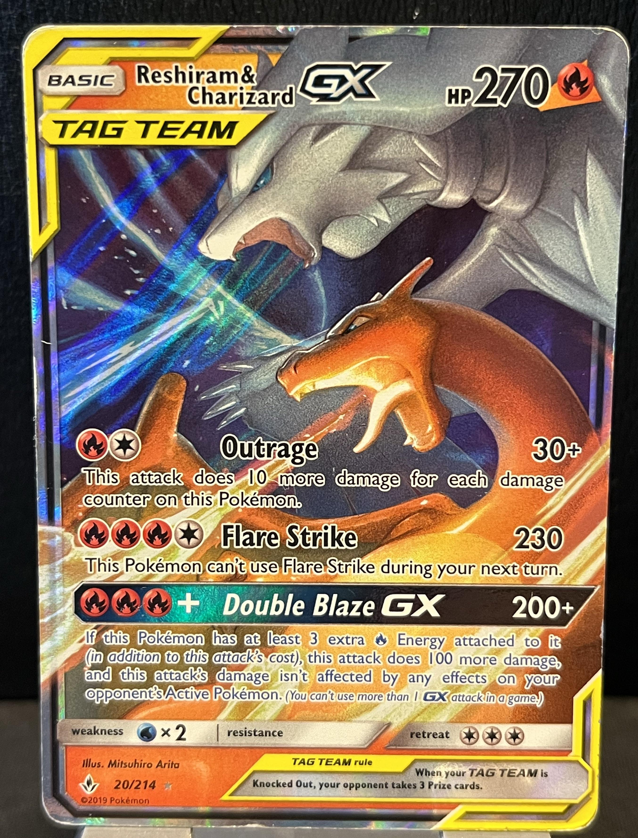 2019 Sun & Moon—Unbroken Bonds Reshiram & Charizard #20