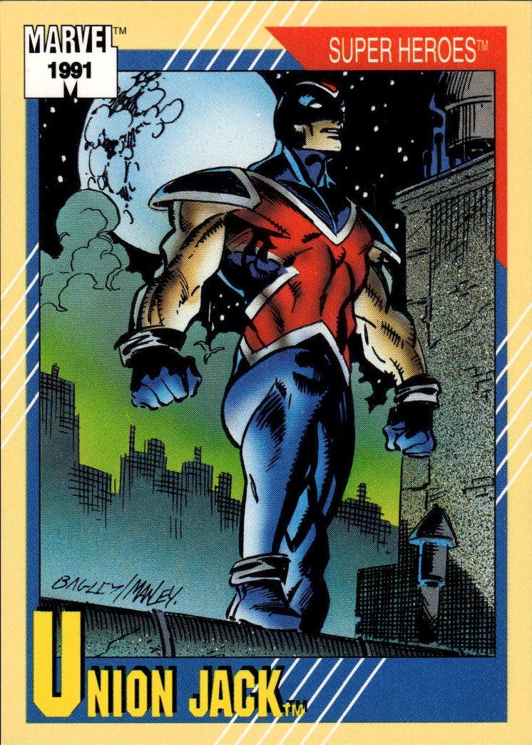1991 Impel Marvel Universe II #24 Union Jack