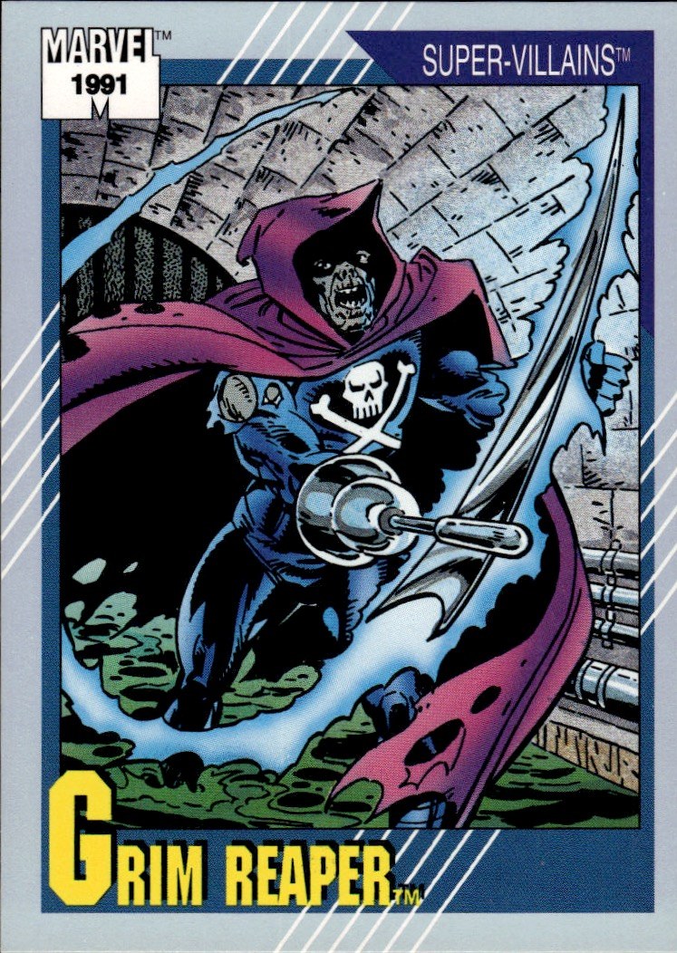 1991 Impel Marvel Universe II #63 Grim Reaper
