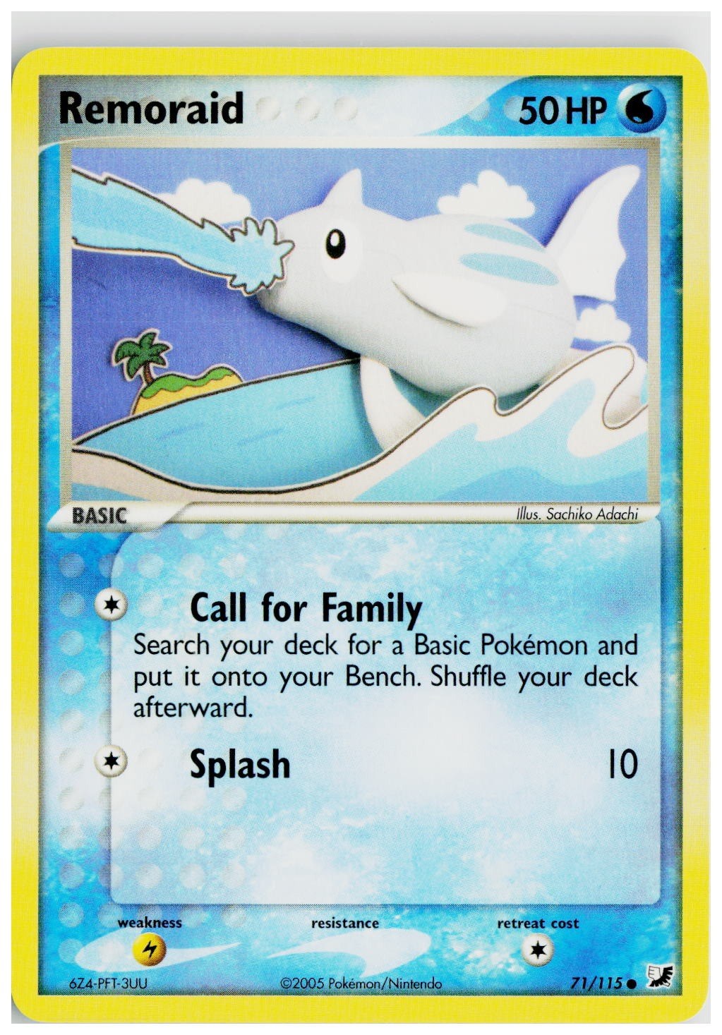 2005 Pokemon EX Unseen Forces #71 Remoraid