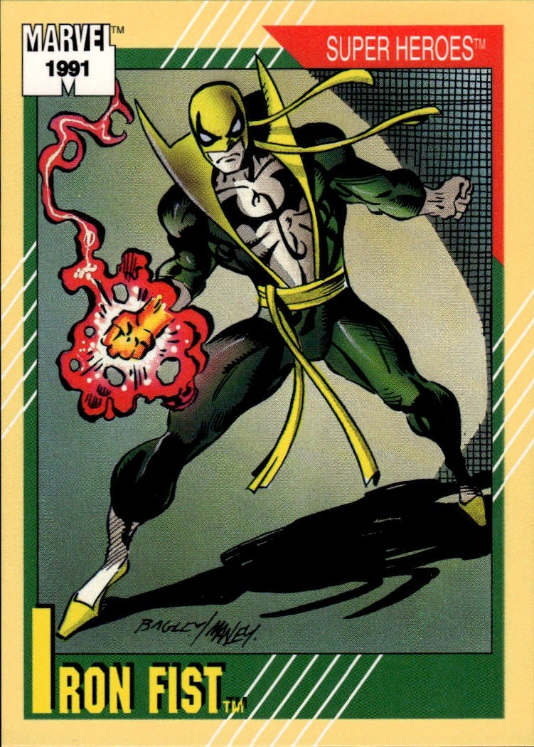 1991 Impel Marvel Universe II #28 Iron Fist