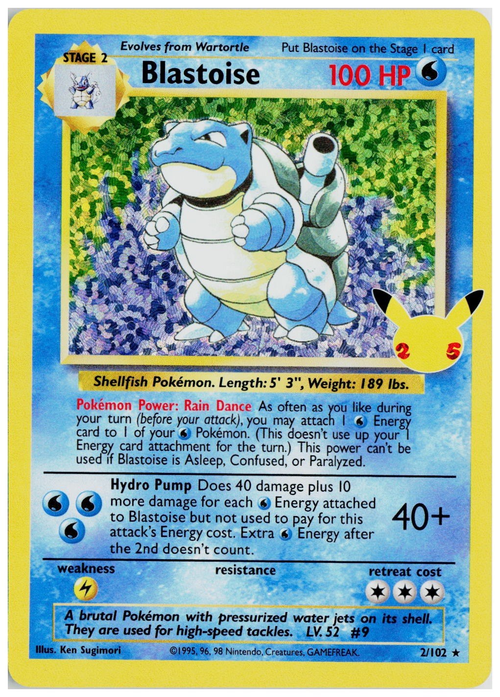 Pokemon 2021 Celebrations: Classic Collection #2 Blastoise