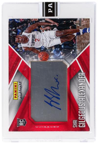 2018 Panini Instant Metal Autograph Shai Gilgeous-Alexander #IM-11 4/5 FACTORY SEALED