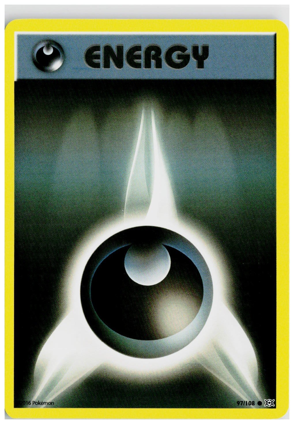 2016 Pokemon XY - Evolutions #97 Darkness Energy