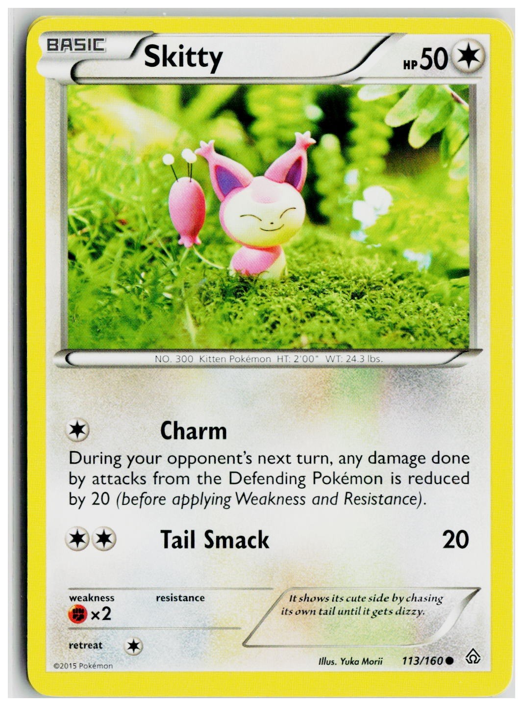 2015 Pokemon XY - Primal Clash #113 Skitty