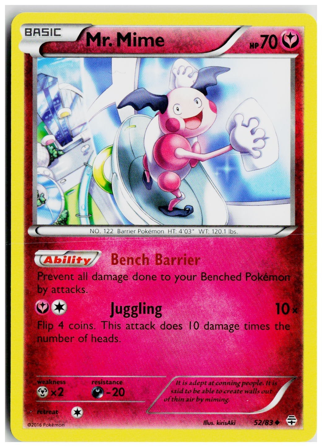 2016 Pokemon Generations #52 Mr. Mime