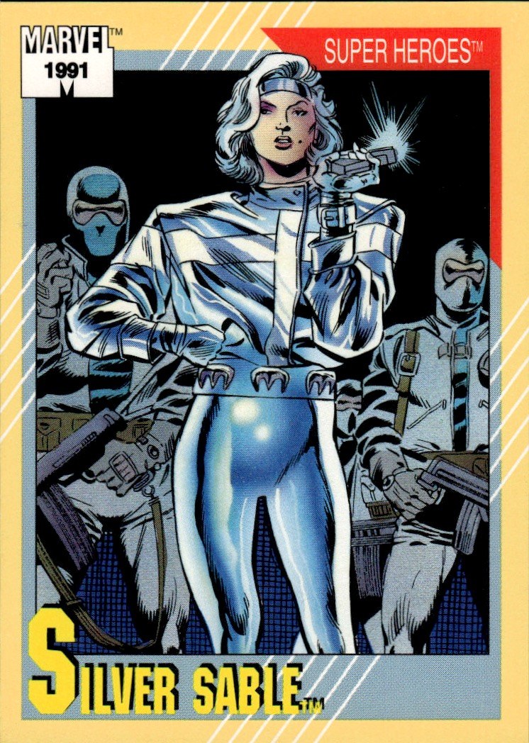 1991 Impel Marvel Universe II #21 Silver Sable